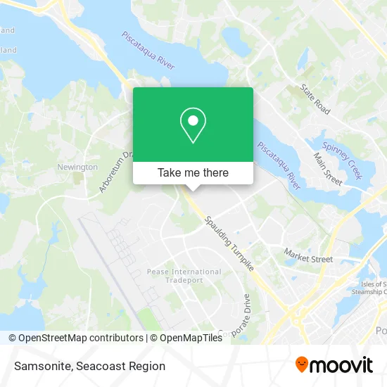 Samsonite map