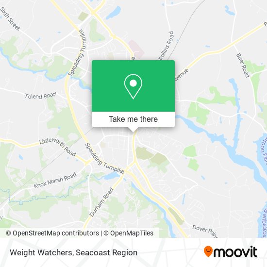 Weight Watchers map