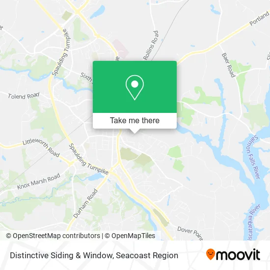 Distinctive Siding & Window map