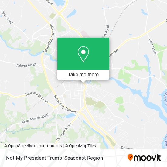 Not My President Trump map