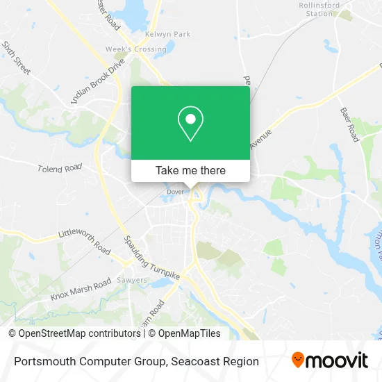 Portsmouth Computer Group map