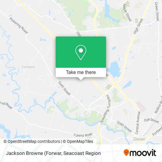Mapa de Jackson Browne