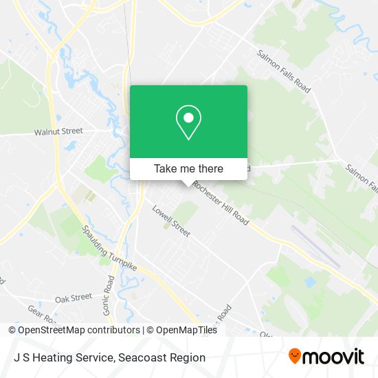 J S Heating Service map