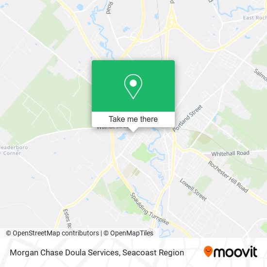 Morgan Chase Doula Services map