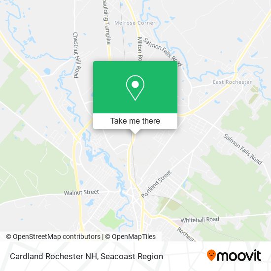 Mapa de Cardland Rochester NH