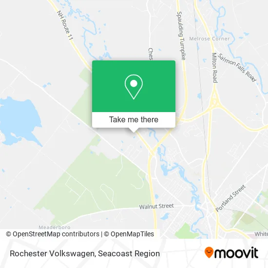 Rochester Volkswagen map