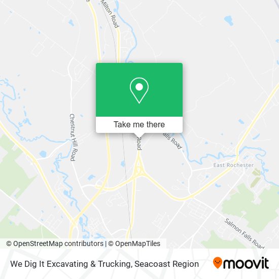 We Dig It Excavating & Trucking map