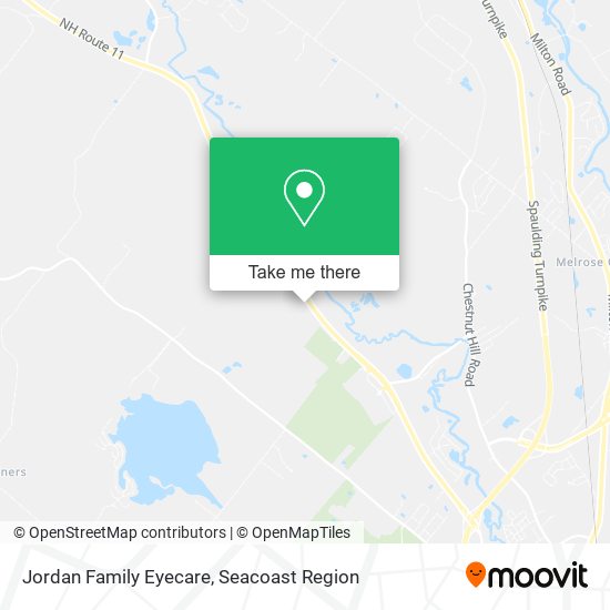 Jordan Family Eyecare map