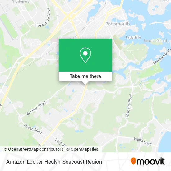 Amazon Locker-Heulyn map