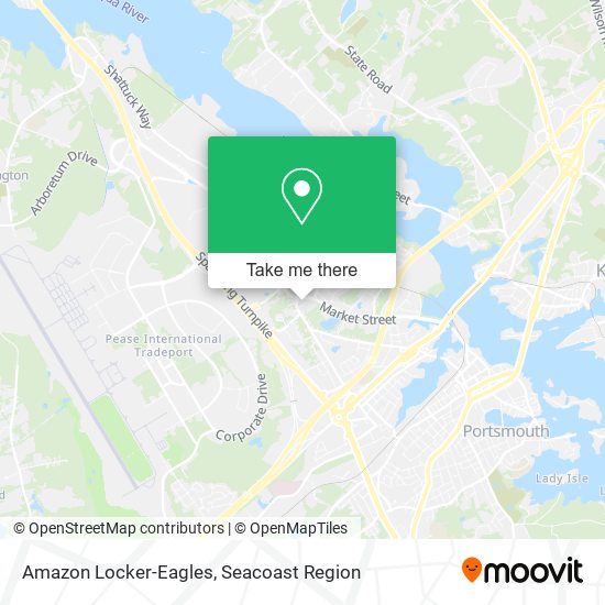 Mapa de Amazon Locker-Eagles