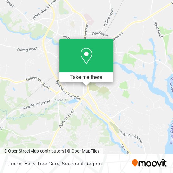 Timber Falls Tree Care map