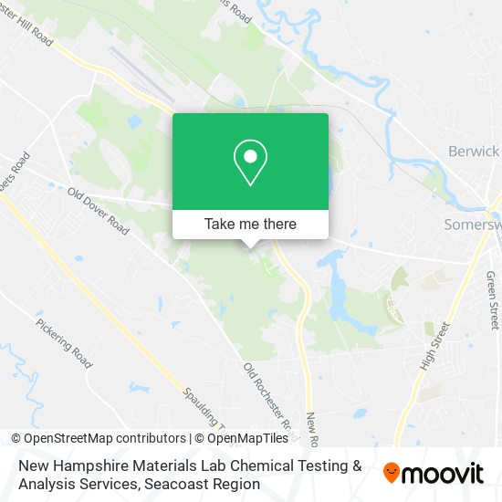 New Hampshire Materials Lab Chemical Testing & Analysis Services map