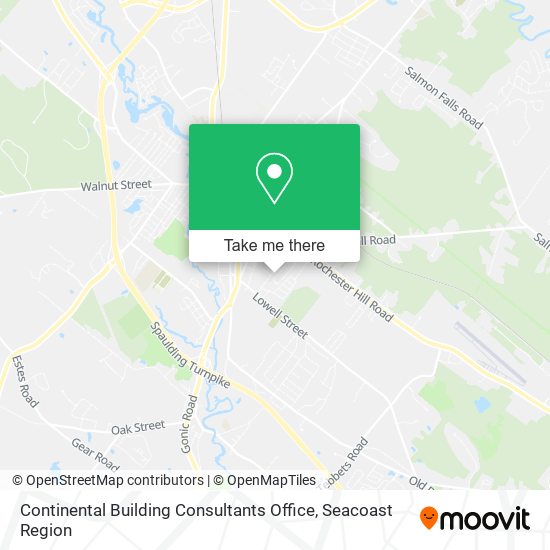 Continental Building Consultants Office map