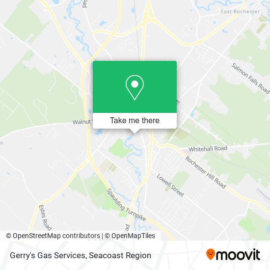 Gerry's Gas Services map