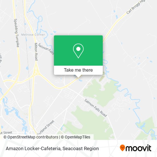 Mapa de Amazon Locker-Cafeteria