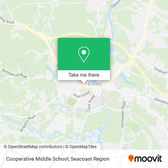 Cooperative Middle School map