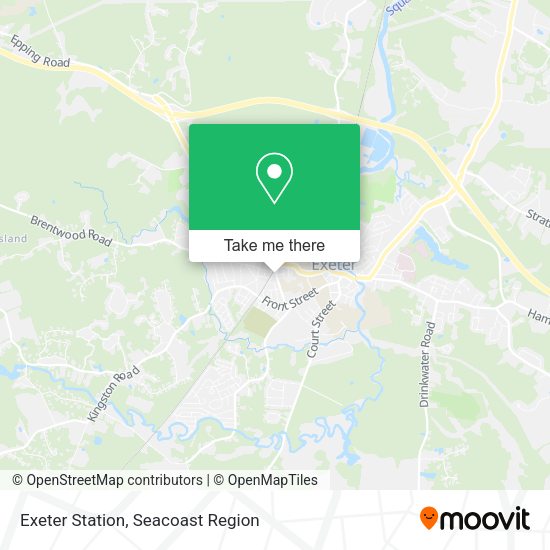Exeter Station map