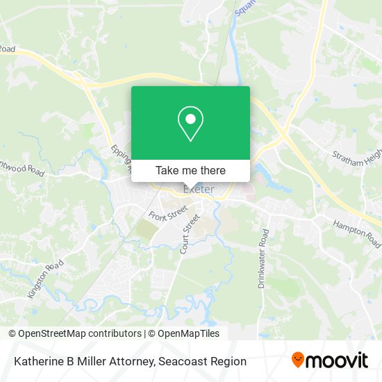 Katherine B Miller Attorney map