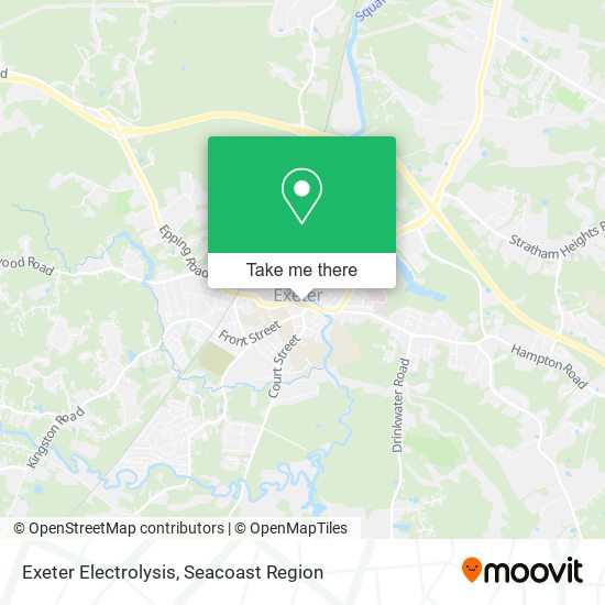 Exeter Electrolysis map
