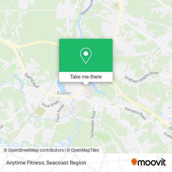 Anytime Fitness map