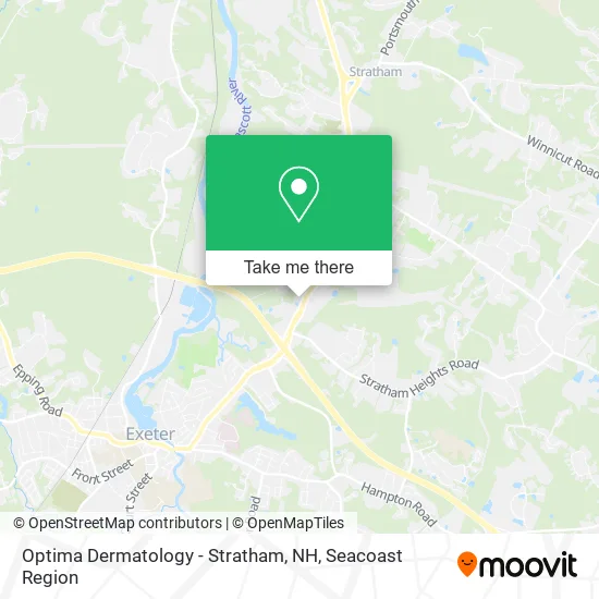 Optima Dermatology - Stratham, NH map