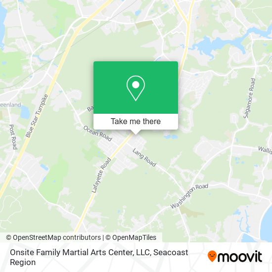 Onsite Family Martial Arts Center, LLC map