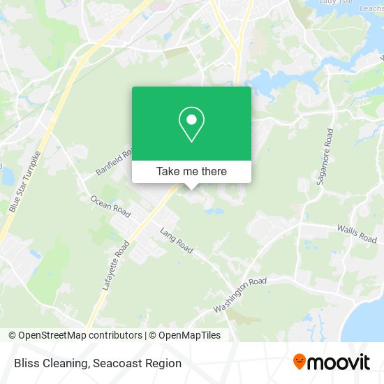 Bliss Cleaning map
