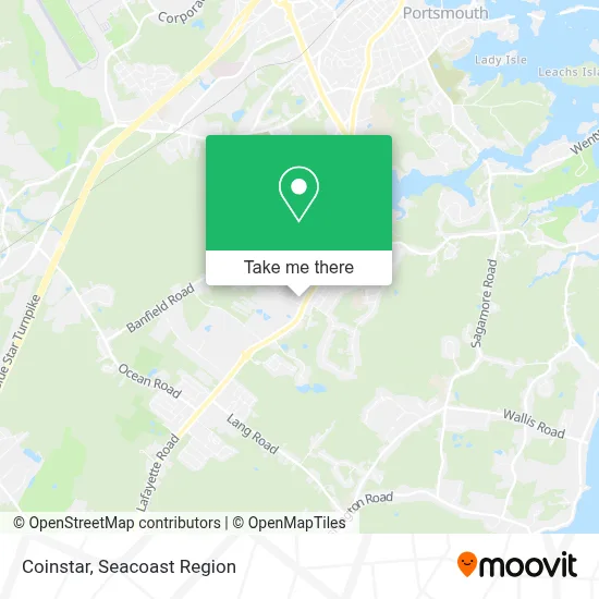 Coinstar map