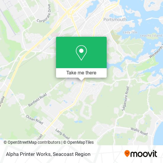 Alpha Printer Works map
