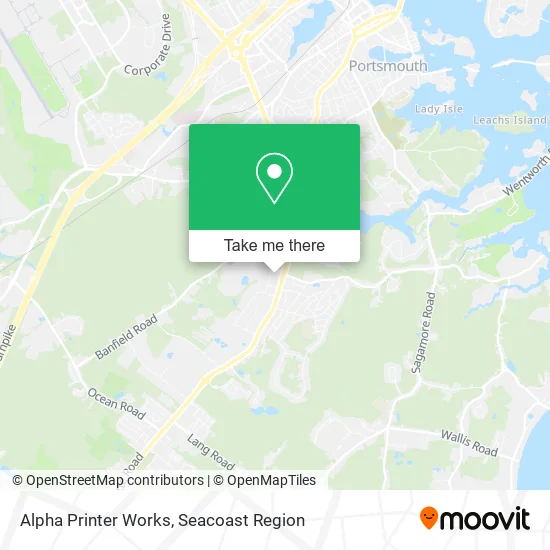 Mapa de Alpha Printer Works