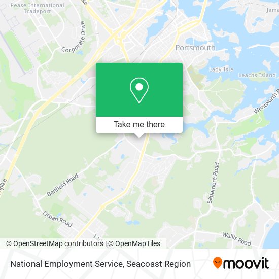 National Employment Service map