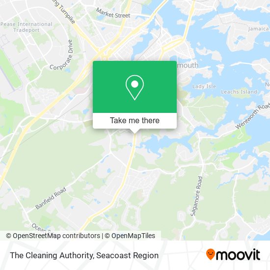 The Cleaning Authority map