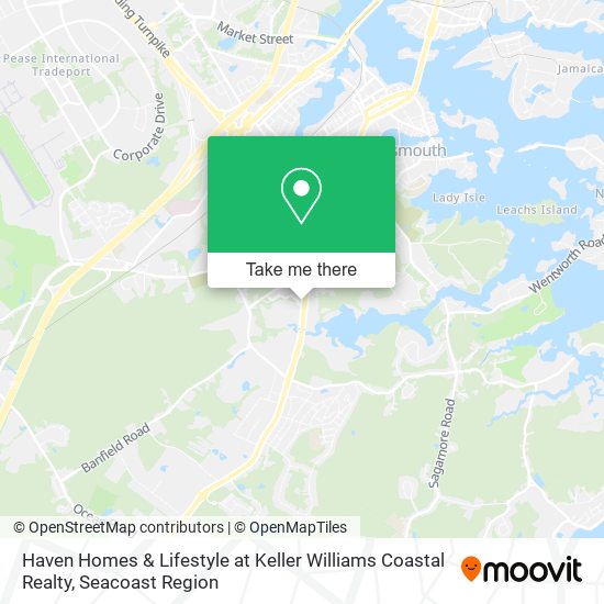 Haven Homes & Lifestyle at Keller Williams Coastal Realty map