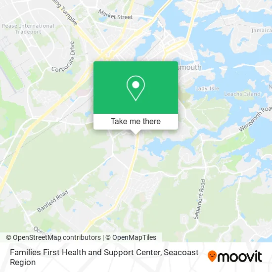 Families First Health and Support Center map