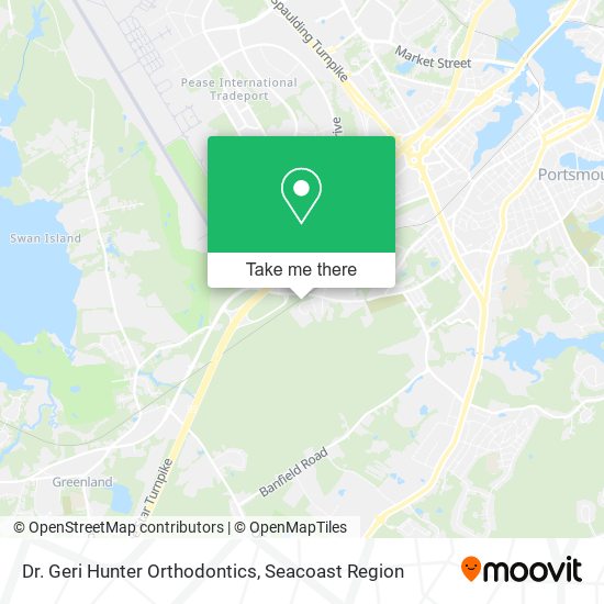 Mapa de Dr. Geri Hunter Orthodontics