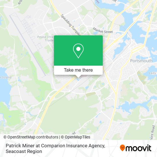 Patrick Miner at Comparion Insurance Agency map