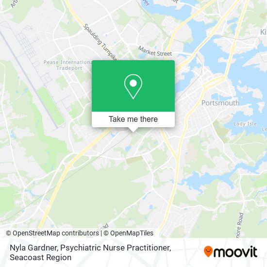 Nyla Gardner, Psychiatric Nurse Practitioner map