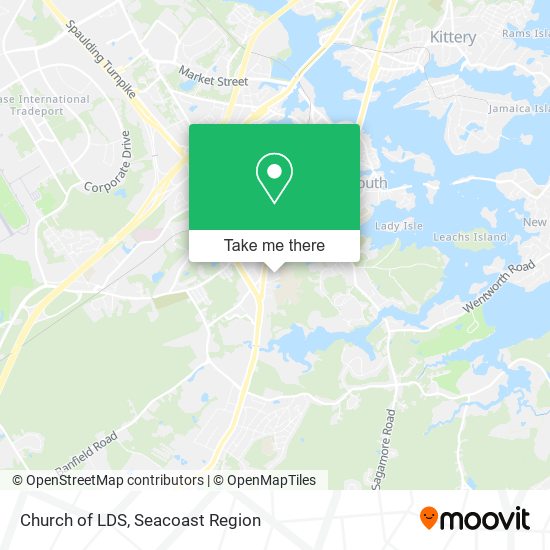 Church of LDS map