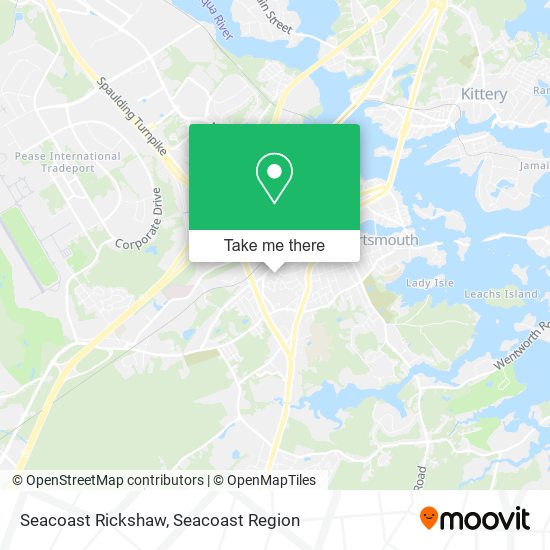 Seacoast Rickshaw map