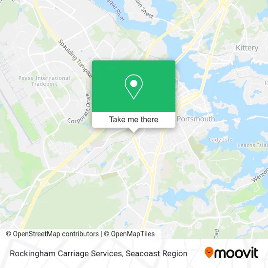 Rockingham Carriage Services map