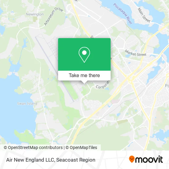 Mapa de Air New England LLC