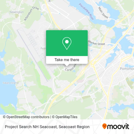 Project Search NH Seacoast map