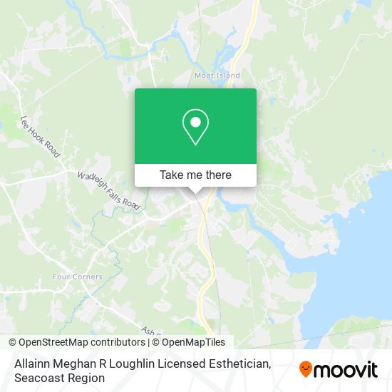 Mapa de Allainn Meghan R Loughlin Licensed Esthetician