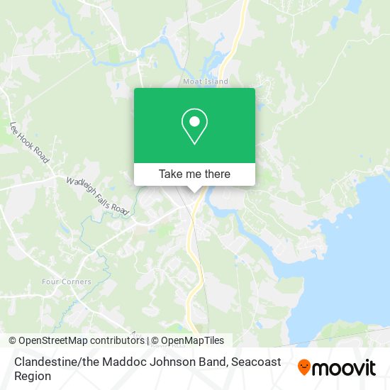 Clandestine / the Maddoc Johnson Band map