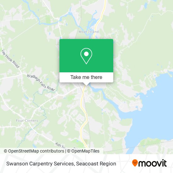 Swanson Carpentry Services map