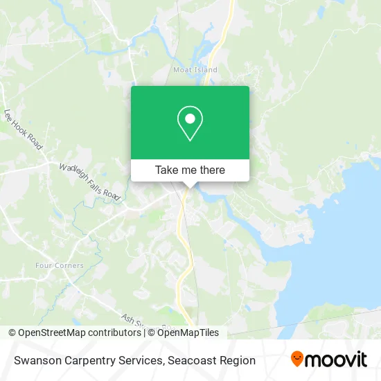 Swanson Carpentry Services map