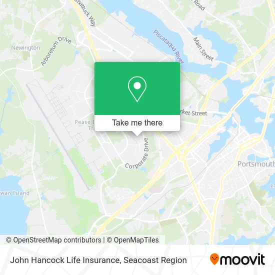 John Hancock Life Insurance map