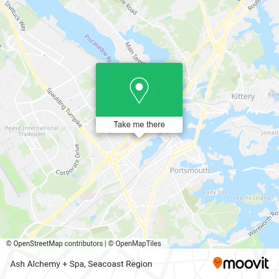 Ash Alchemy + Spa map