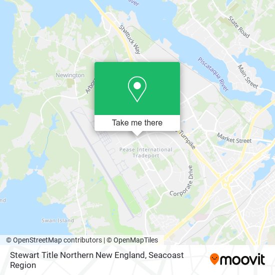 Mapa de Stewart Title Northern New England
