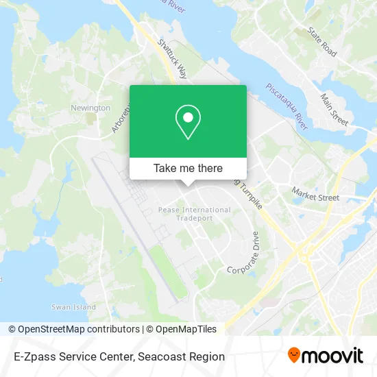 E-Zpass Service Center map